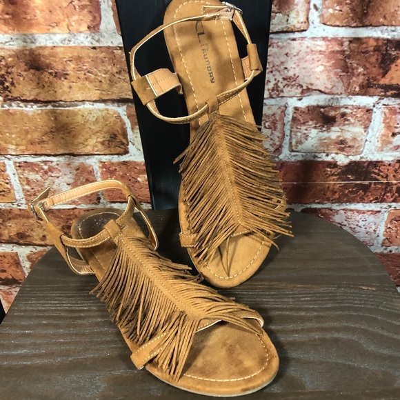 Chinese Laundry Shoes - Boho Fringe Sandals!